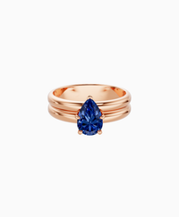 Royal Blue Lab Sapphire / Pear (NS) / 1ct
