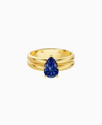 Royal Blue Lab Sapphire / Pear (NS) / 1ct