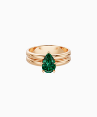 Zambian Lab Emerald / Pear (NS) / 1ct