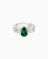 Zambian Lab Emerald / Pear (NS) / 1ct