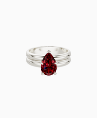 Pigeon Blood Lab Ruby / Pear (NS) / 1.5ct