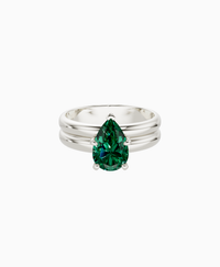 Zambian Lab Emerald / Pear (NS) / 1.5ct