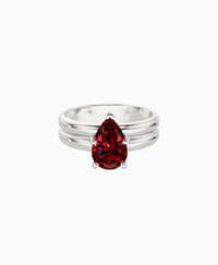 Pigeon Blood Lab Ruby / Pear (NS) / 1.5ct