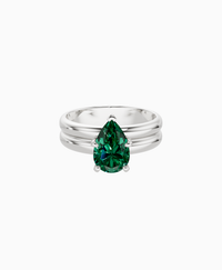 Zambian Lab Emerald / Pear (NS) / 1.5ct