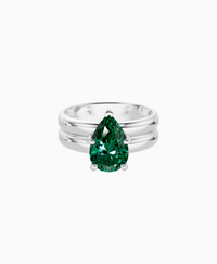 Zambian Lab Emerald / Pear (NS) / 2ct