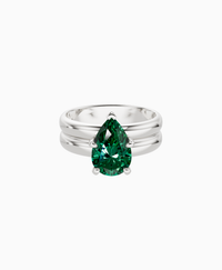 Zambian Lab Emerald / Pear (NS) / 2ct