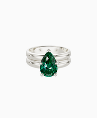 Zambian Lab Emerald / Pear (NS) / 2ct