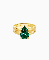 Zambian Lab Emerald / Pear (NS) / 2ct