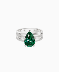 Zambian Lab Emerald / Pear (NS) / 2ct