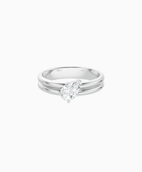 White Lab Diamond / Pear (Tilted) / 0.5ct