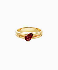 Pigeon Blood Lab Ruby / Pear (Tilted) / 0.5ct
