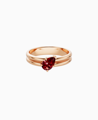 Pigeon Blood Lab Ruby / Pear (Tilted) / 0.5ct