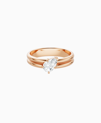White Lab Diamond / Pear (Tilted) / 0.5ct