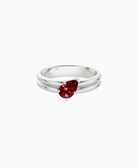 Pigeon Blood Lab Ruby / Pear (Tilted) / 0.5ct