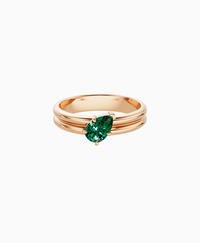 Zambian Lab Emerald / Pear (Tilted) / 0.5ct