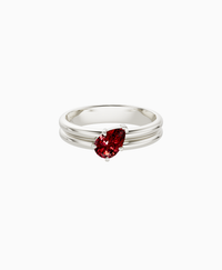 Pigeon Blood Lab Ruby / Pear (Tilted) / 0.5ct