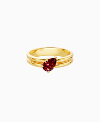 Pigeon Blood Lab Ruby / Pear (Tilted) / 0.5ct