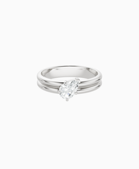 White Lab Diamond / Pear (Tilted) / 0.5ct