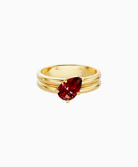 Pigeon Blood Lab Ruby / Pear (Tilted) / 1ct