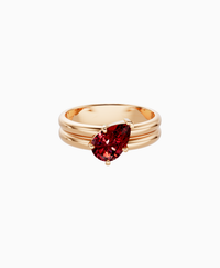 Pigeon Blood Lab Ruby / Pear (Tilted) / 1ct