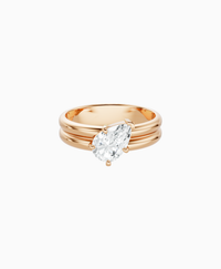 White Lab Diamond / Pear (Tilted) / 1ct