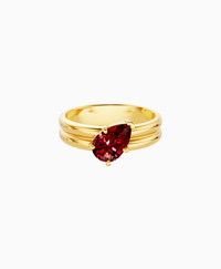 Pigeon Blood Lab Ruby / Pear (Tilted) / 1ct
