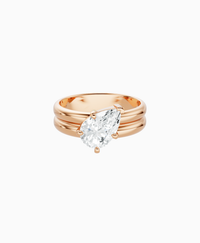 White Lab Diamond / Pear (Tilted) / 1.5ct