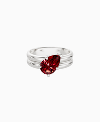 Pigeon Blood Lab Ruby / Pear (Tilted) / 1.5ct