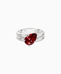 Pigeon Blood Lab Ruby / Pear (Tilted) / 1.5ct