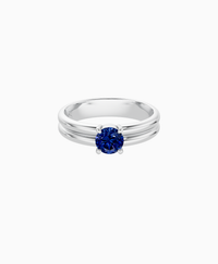 Royal Blue Lab Sapphire / Round / 0.5ct