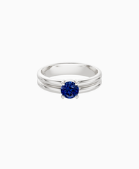 Royal Blue Lab Sapphire / Round / 0.5ct