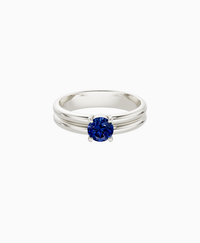 Royal Blue Lab Sapphire / Round / 0.5ct