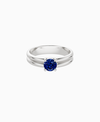 Royal Blue Lab Sapphire / Round / 0.5ct