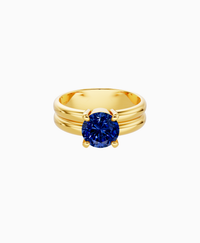 Royal Blue Lab Sapphire / Round / 1.5ct
