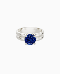Royal Blue Lab Sapphire / Round / 1.5ct