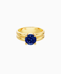 Royal Blue Lab Sapphire / Round / 1.5ct
