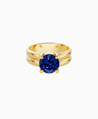Royal Blue Lab Sapphire / Round / 2ct