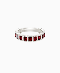 Bezel Eternity Ring - 18K White Gold