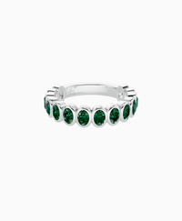 Zambian Lab Emerald / Oval (NS) / F