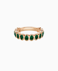 Bezel Eternity Ring - 14K Rose Gold