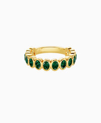 Zambian Lab Emerald / Oval (NS) / F