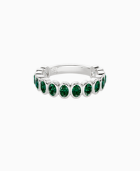 Zambian Lab Emerald / Oval (NS) / F