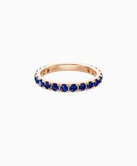 Pave Eternity Ring - 14K Rose Gold