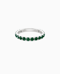 Pave Eternity Ring - Platinum