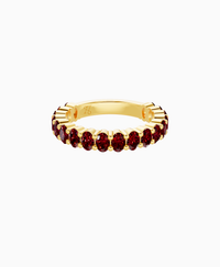 Prong Eternity Ring - 18K Yellow Gold