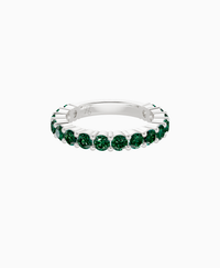 Prong Eternity Ring - 14K White Gold