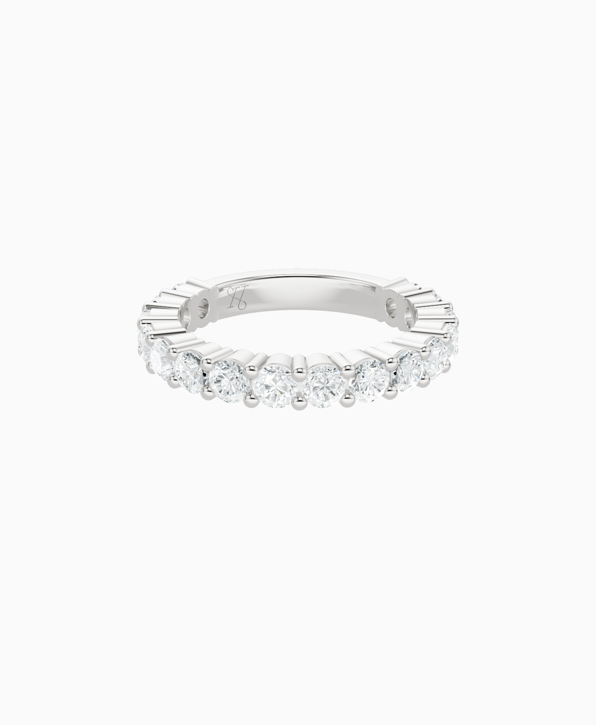 Prong Eternity Ring - Platinum