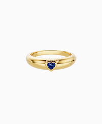 Royal Blue Lab Sapphire / Heart