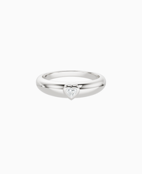 White Lab Diamond / Heart