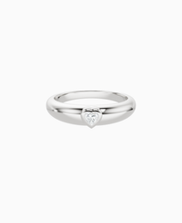 White Lab Diamond / Heart